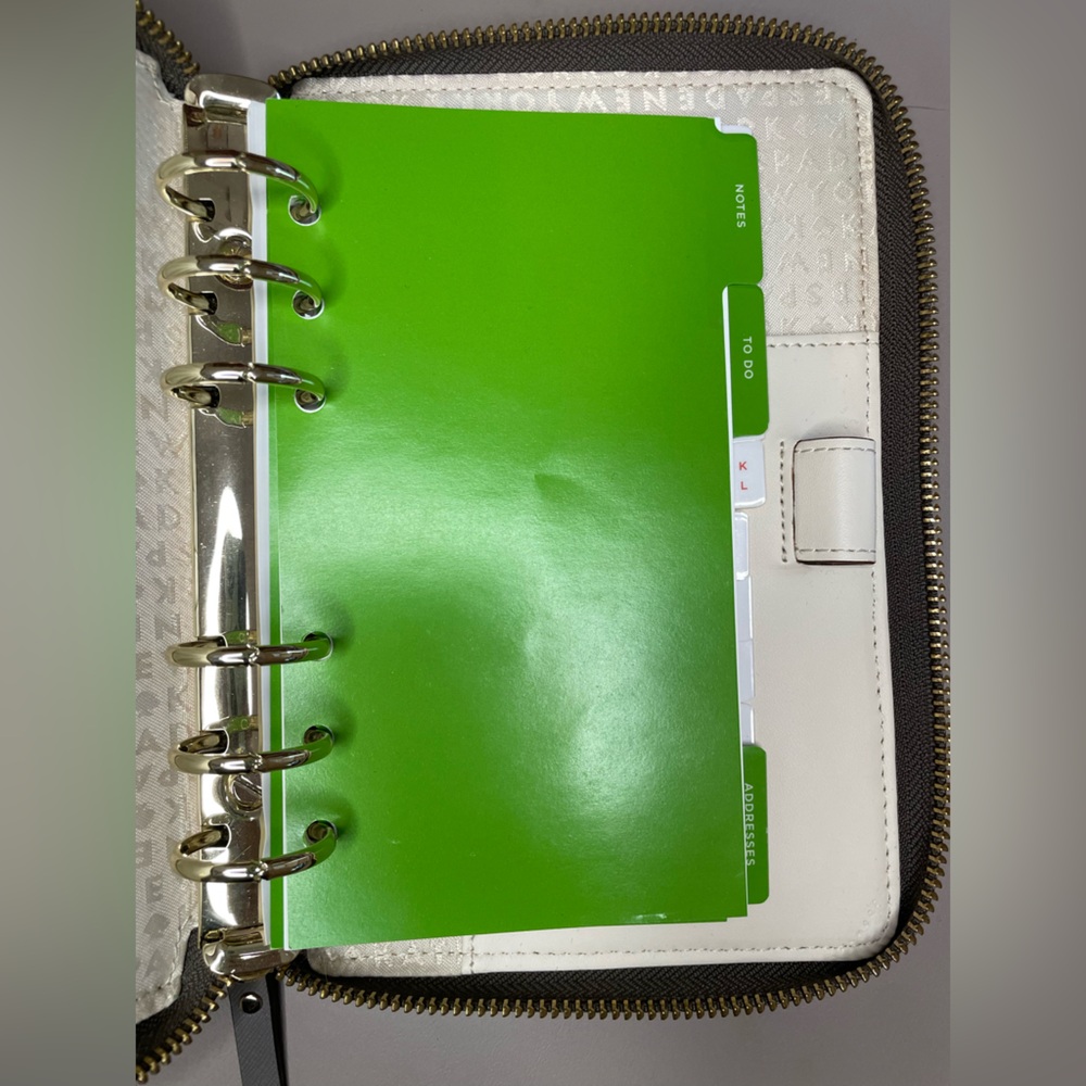 Kate Spade Gray Zip Leather Folio - Picture 6 of 7